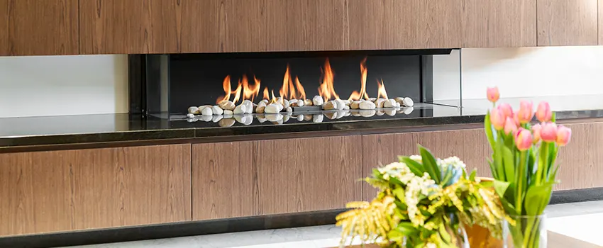 Double-height Fireplace Design Refurbishment in Punta Gorda, Florida